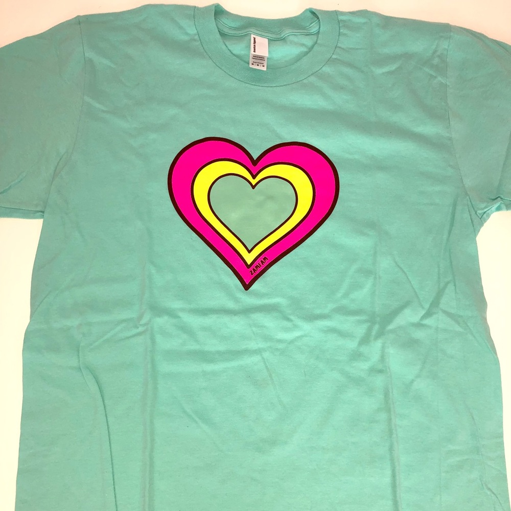 ZamFam Teal Heart Shirt